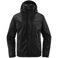 VAUDE Herren-Outdoorjacke "Escape Light jacket" mit sep. Kragen, schwarz, Gr. M