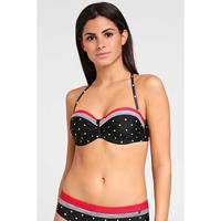 Lascana Bandeau-Bikini-Top »Monroe« Bikini-Oberteile schwarz/rot Damen 