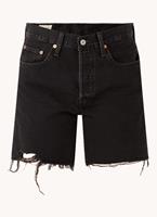 Levi's Shorts 501 Mid Thigh Jeansshorts schwarz Damen 