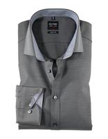 OLYMP Level Five Slim fit zakelijk overhemd met effen structuur