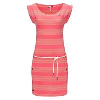 Ragwear Sommerkleid Tag Blockstripes Intl. Sommerkleider rosa Damen 