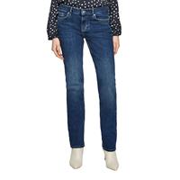 S.Oliver Regular Fit: Straight leg-Jeans Jeanshosen blau Damen 