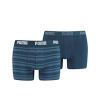 PUMA Boxershort Strepen en uni (set, 2 stuks)