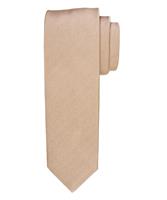 Profuomo heren tie silk woven camel