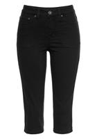 Arizona Capri jeans Met splitje in de zoom smalle pasvorm, met stijlvolle studs, hoge taille