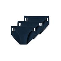 Schiesser 95/5 Organic Cotton Rio Slip 3-Pack 815-Marine (106)