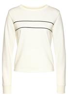 H.I.S Sweatshirt met piping op de borst, loungewear
