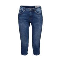 Capri-jeans met labeldetail