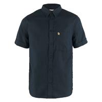Fjällräven Ovik Travel Ss Shirt Marineblauw
