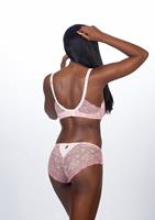 After Eden - S - D-Cup & Up Hipster two tone lace - Pink