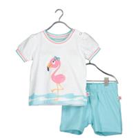 BLUE SEVEN Set van 2 T-shirt + Shorts wit