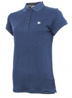 Donnay poloshirt Lisa dames katoen donkerblauw 