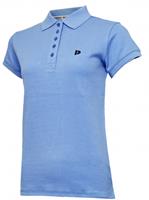 Donnay poloshirt Lisa dames katoen lichtblauw 