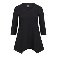 Pont Neuf Tunikakleid Maria Pont Neuf Basic Blusenkleid mit asymmetrischem Saum