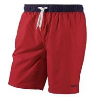 Beco zwemshort heren polyester/elastaan navy/rood 