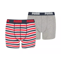 Puma 2-pack boxershorts boys - stripes/red