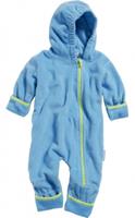 Playshoes fleece babypak Contrast Aquablauw