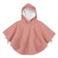 Reiseponcho Tetra jersey + teddy Ponchos rosa Gr. one size