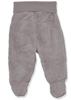 Playshoes Schnizler babybroekje met voetjes fleece Uni Grijs-56