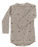 Snoozebaby Rompertje met lange mouwen Milky Rust Regenboog