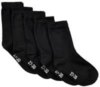 Minymo Black Socks 5-pack