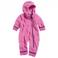 babypyjama onesie fleece meisjes roze