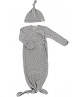 pyjama Smokey katoen grijs 2 delig mt 0 3 maanden