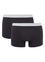 Hanro herenondergoed Cotton Essentials 2pack boxer zwart 073079