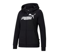 PUMA Ess Logo Full-Zip Hoodie Damen puma black
