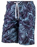 Beco zwemshort heren polyester zwart/lichtblauw 