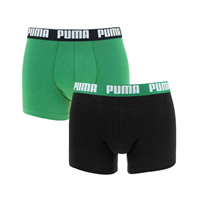 Puma 2-pack boxershorts - groen/zwart