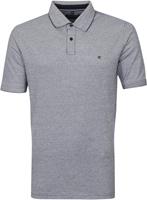 T-shirt Casa Moda Polo Stretch Melange Donkerblauw