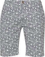 Blue Industry Short M8 Bloemen Donkerblauw
