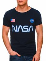 Ombre T-shirt heren | Korte mouw | Navy | NASA | Italian-Style.nl, 
