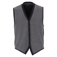 Casamoda Strickweste uni Strickwesten dunkelblau Herren 