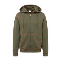 urbanclassics Hooded sweatshirt met rits Urban Classics organic contrast flatlock
