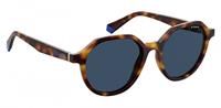 Polaroid zonnebril 6111/S wayfarer unisex bruin/blauw
