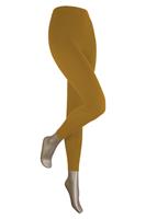 Sarlini Lange dames legging van katoen Ocre