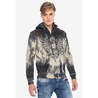 CIPO & BAXX Sweatjacke Sweatjacken anthrazit Herren 