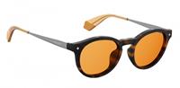 Polaroid Sonnenbrille 6081/g/cs Kat. 3 Panto Stahl Braun/orange