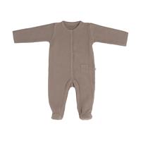 Baby's Only Boxpakje met voetjes Pure - Mokka - 50 - 100% ecologisch katoen