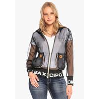 CIPO & BAXX Kapuzenjacke Outdoorjacken schwarz Damen 