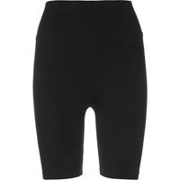 Urban Classics Shorts High Waist Branded Cycle Stoffshorts schwarz Damen 