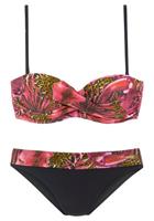 Lascana Beugelbikini in bandeaumodel met jungle-look