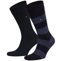 tommyhilfigerlegwear Tommy Hilfiger 2 stuks Men Rugby Sock 