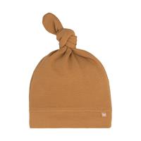 Baby's Only Knoopmutsje Pure - Caramel - 3-6 mnd - 100% ecologisch katoen