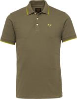 PME LEGEND Polo Short Sleeve Stretch Pique für Herren, Deep Lichen Green