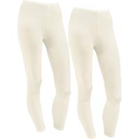 Unterhose, lang 2er-Pack creme Damen 