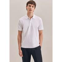 Seidensticker Polo-Shirt Kragen Regular   Uni Poloshirts weiß Herren 