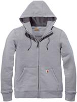 Carhartt - Women's Clarksburg Zip Sweatshirt - Hoodie, grijs